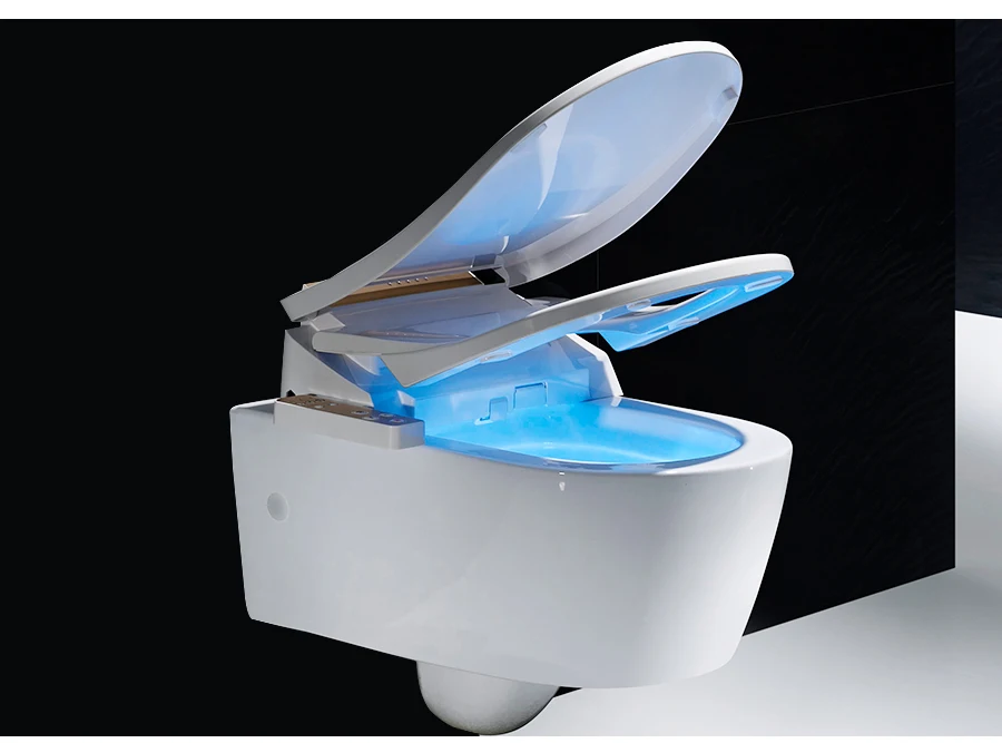 KOHEEL LCD 3 Color Intelligent Toilet Seat Elongated Electric Bidet Cover Smart Bidet Heating Smart Toilet Seat