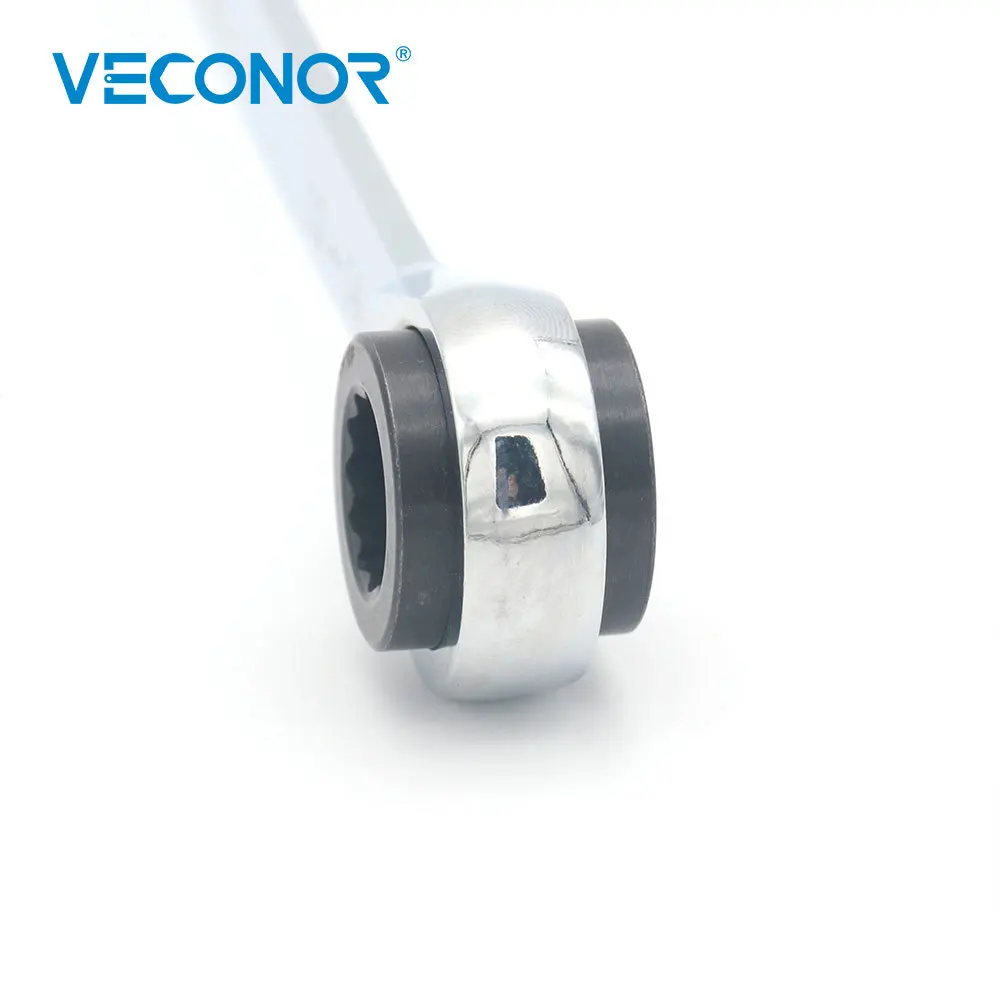 Vkonor 9 шт. комбинированный двойной rachet гаечный ключ Набор Трещоточный ключ набор два размера в одном храповик с реверсивным переключателем
