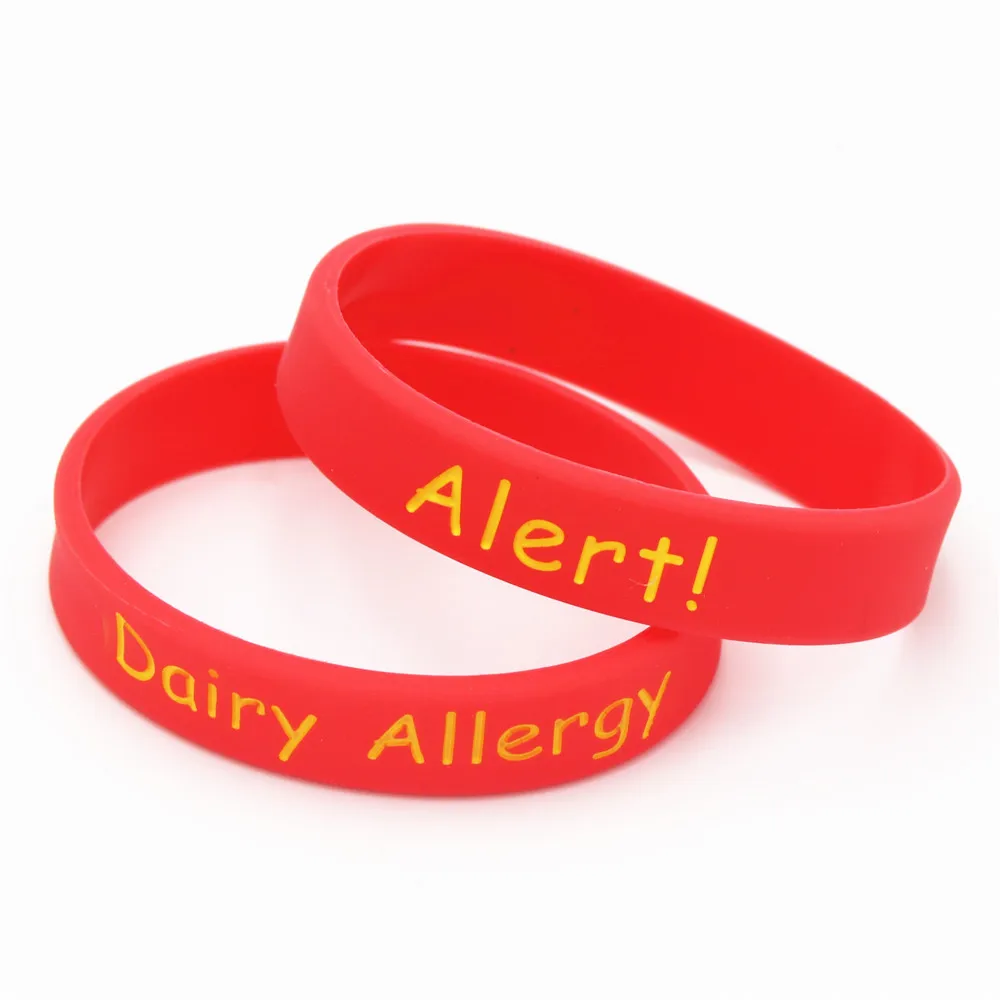 5 шт./лот медицинский будильник силиконовый браслет от аллергии для детей цветов