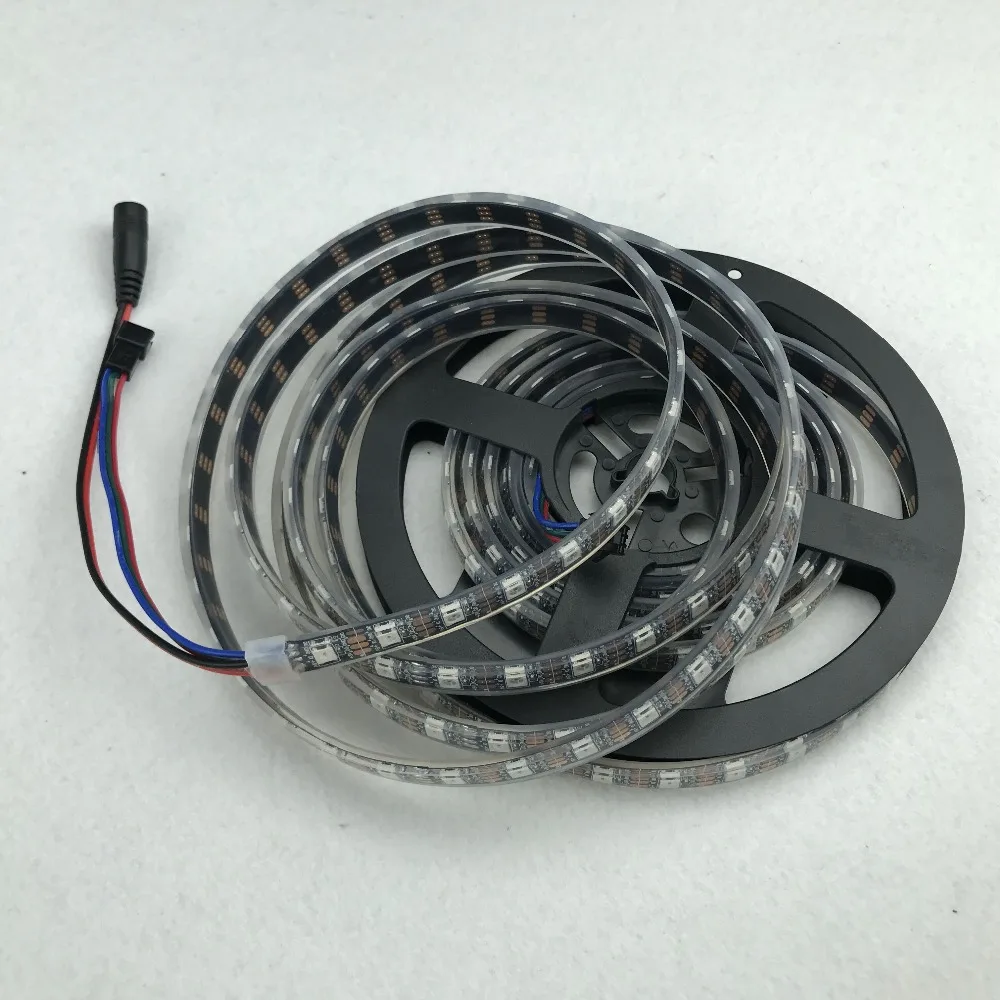4 м IP68 DC5V WS2812B 240 светодиодный s(60 Светодиодный s/M) адресуемый полноцветный rgb лента