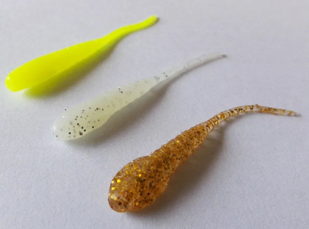 KESFISHING приманки 52 мм 20 шт. Мягкая приманка для подледной рыбалки|silicone bait|soft lurelure soft