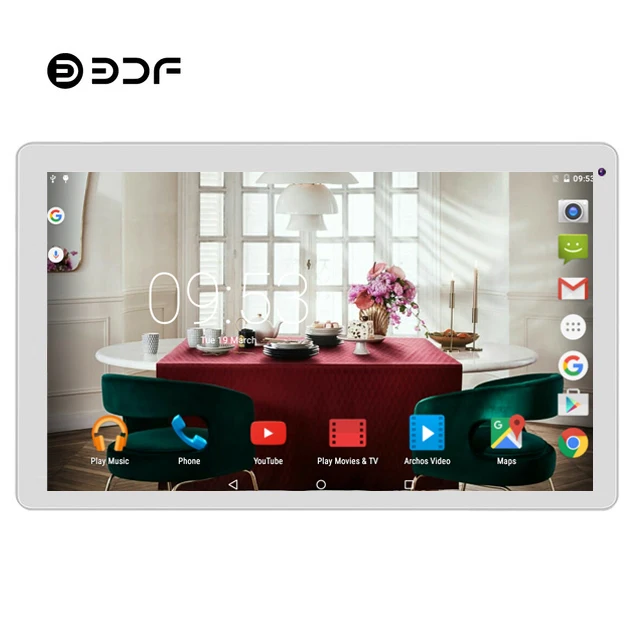 BDF планшет 10 дюймов Большой размер Android 5 1 планшетный ПК Гб ОЗУ + 32