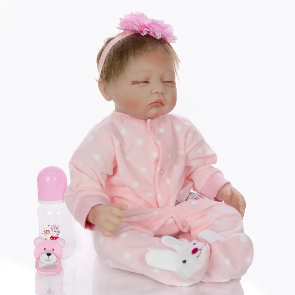 Силиконовые куклы Младенцы NPK 22 дюйма 55 см|reborn silicone doll|bebe reborndoll wholesalers |