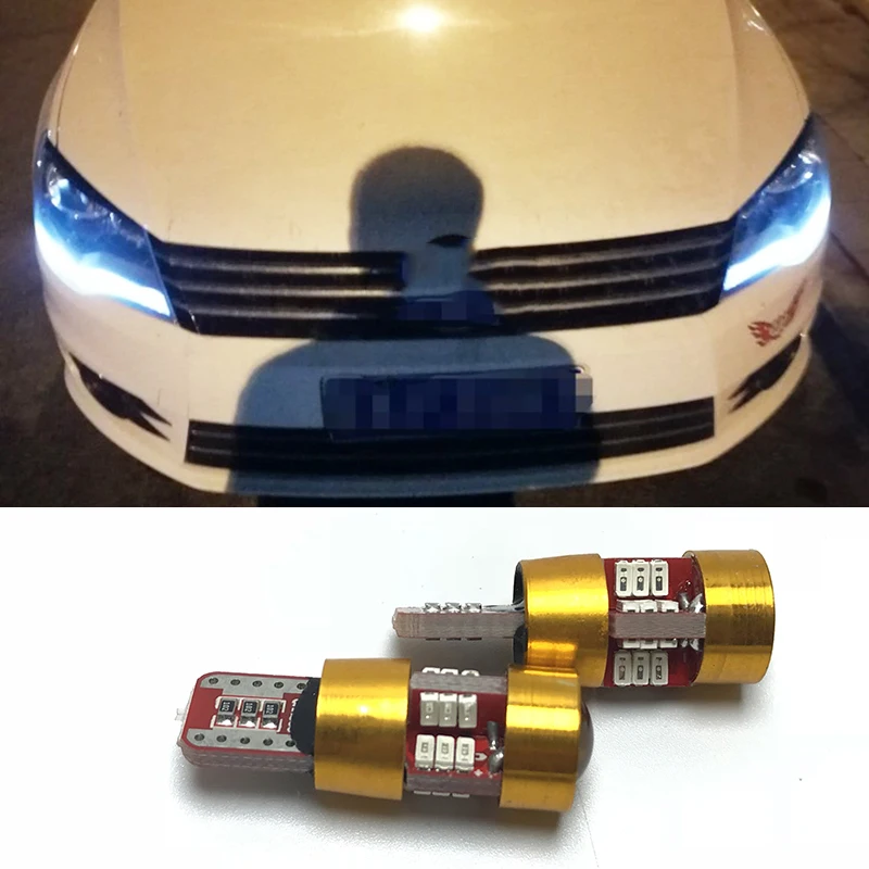 2 шт. T10 W5W Canbus без ошибок 27 SMD 5630 Светодиодный зазор для Volkswagen VW CC R36 Touran Tiguan Scirocco Golf