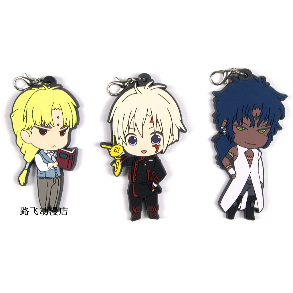 Резиновый брелок D. Gray man аниме модель Аллен Уокер Yu Kanda Ховард ссылка дорога Kamelot