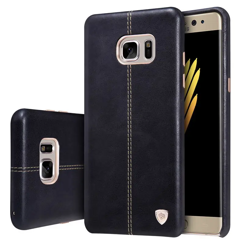 Чехол Nillkin Englon для samsung Galaxy Note FE Fan Edition, Роскошный чехол из искусственной кожи, винтажная задняя крышка, чехол для телефона s