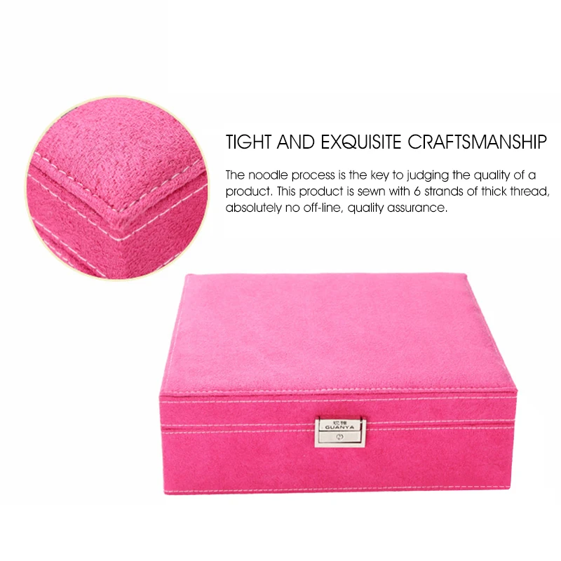 1 шт. большой емкости деревянный ювелирный органайзер для хранения макияжа