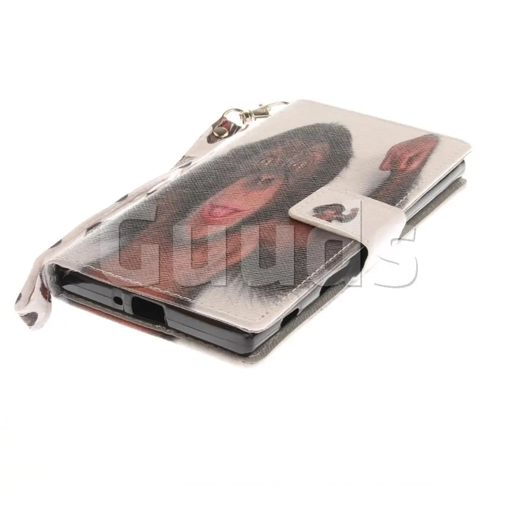 For Sony Xperia XZ Leather Case Hand Strap Wallet for FREE SHIPPING | Мобильные телефоны и аксессуары