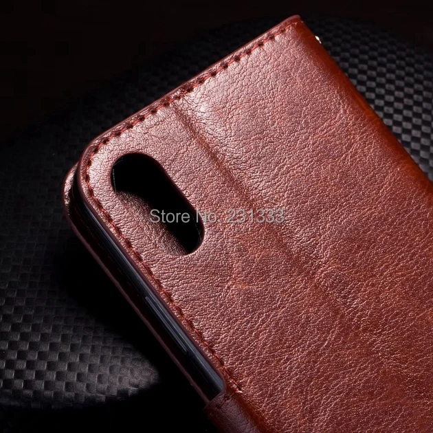 Для Iphone X Huawei Y7 Y3 Y6 2017 ONEPLUS 5 Crazy Horse кожаный чехол-кошелек с подставкой из ТПУ чехол