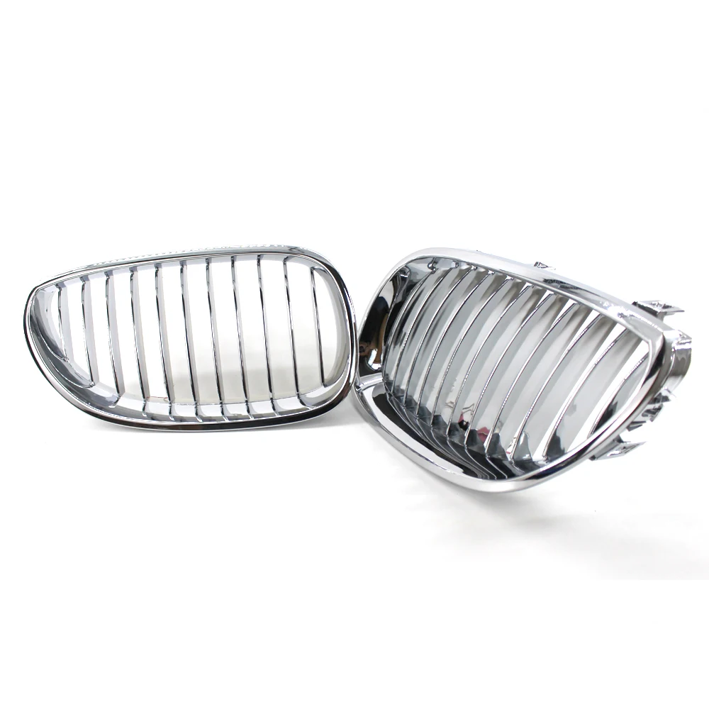 Хромированные серебряные решетки гриль для BMW E60 E61 M5 5 серии 03 09|grill for bmw|grill e60bmw e60