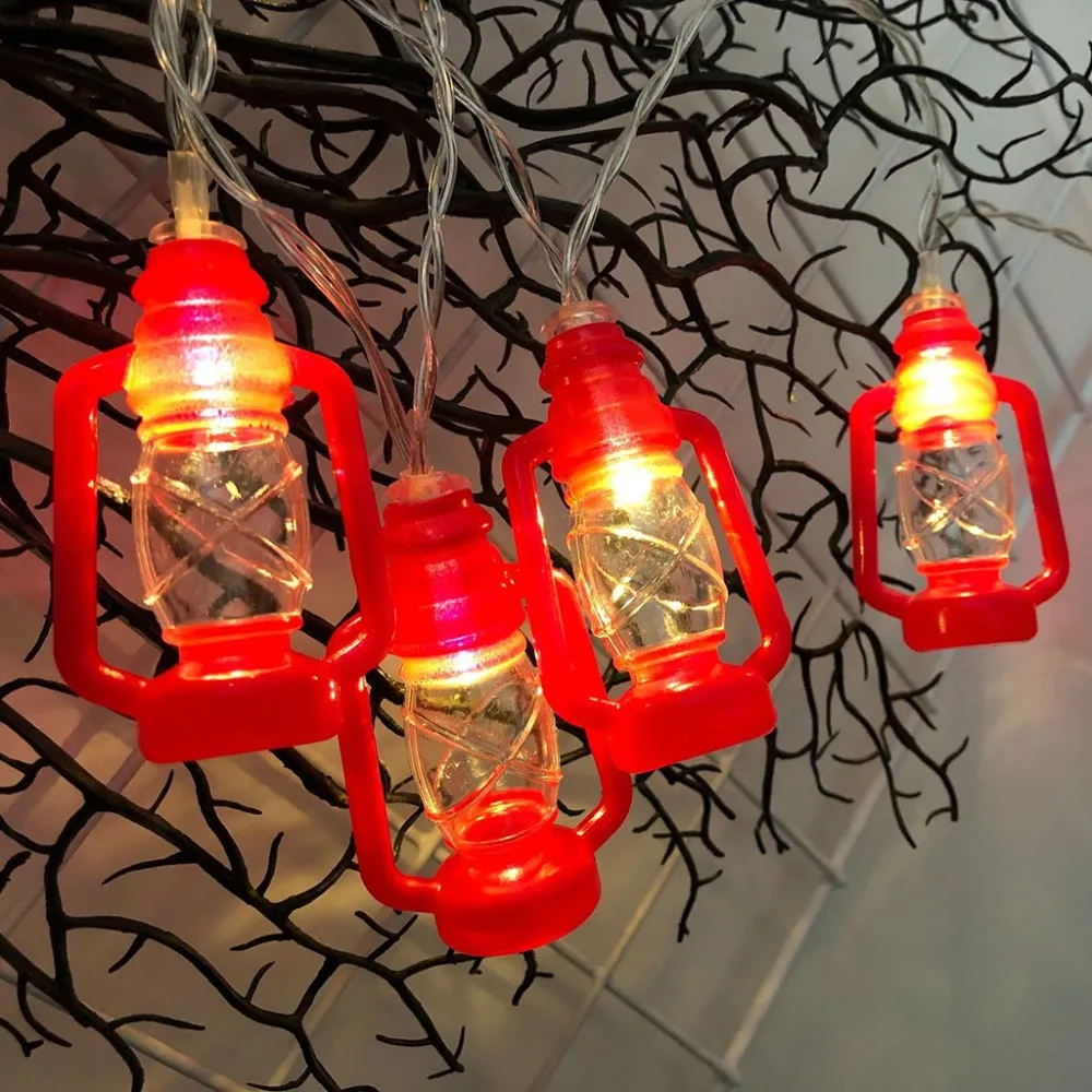 Новый фестиваль ретро керосиновая лампа светодиодные гирлянды