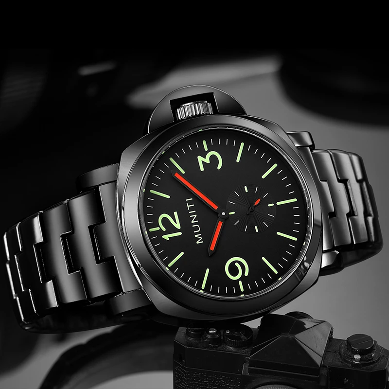 Luxury Brand Steel Belt Watch Men's Casual Luminous Waterproof Quartz Wristwatches Mature Charm Analog Clock Watches Sale | Наручные