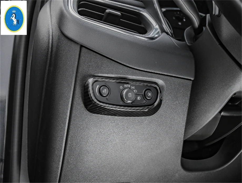 

Yimaautotrims Auto Accessory Front Head Lights Lamp Switch Button Cover Kit Trim Fit For Chevrolet Equinox 2017 2018 2019 2020