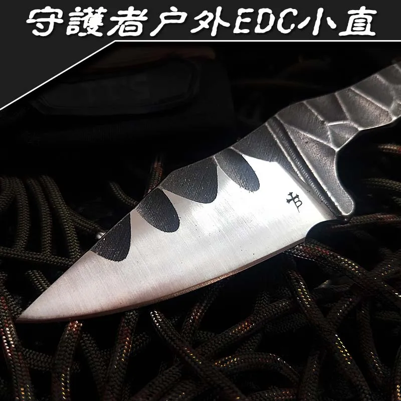 60HRC Survival knife outdoor DC53 steel high hardness small straight essential tool edc self-defense Favorites | Инструменты