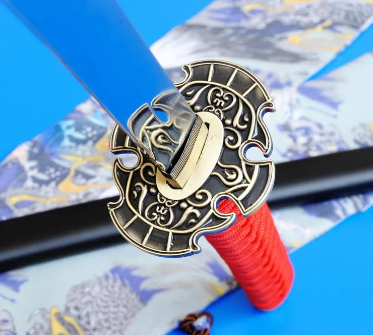 S2606 аниме INUYASHA NINJA GAIDEN II натуральный зуб меч сешомару лезвие хамона 41&quot|blade blade|blade