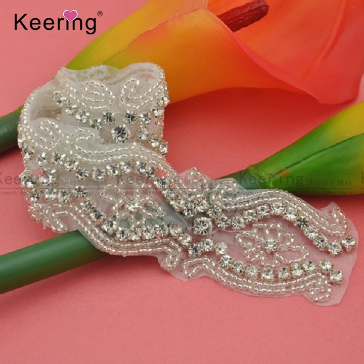 Серебряные украшения из горного хрусталя для шитья одежды аксессуары 4 см WRA