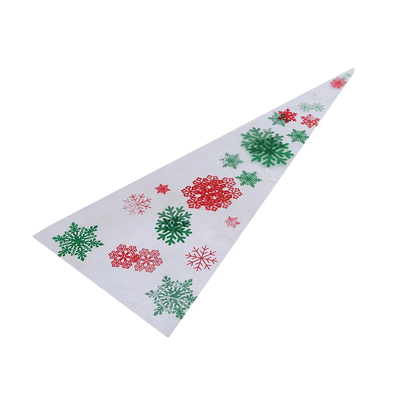 2020 Новая модная Рождественская пластиковая прозрачная сумка большая для печенья