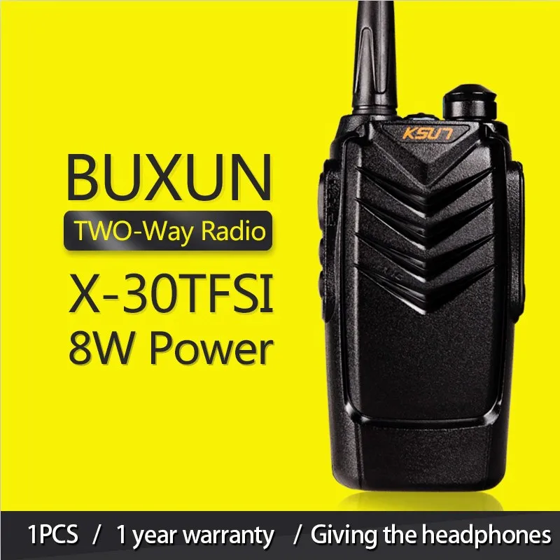 1 шт.) KSUN X-30TFSI двухстороннее радио портативное радио UHF 400-470MHz Ham Радио BUXUN X30 Walkie Talkie