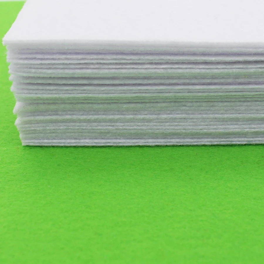 Белая войлочная ткань для шитья скрапбукинга фетра сделай сам Полиэстеровая