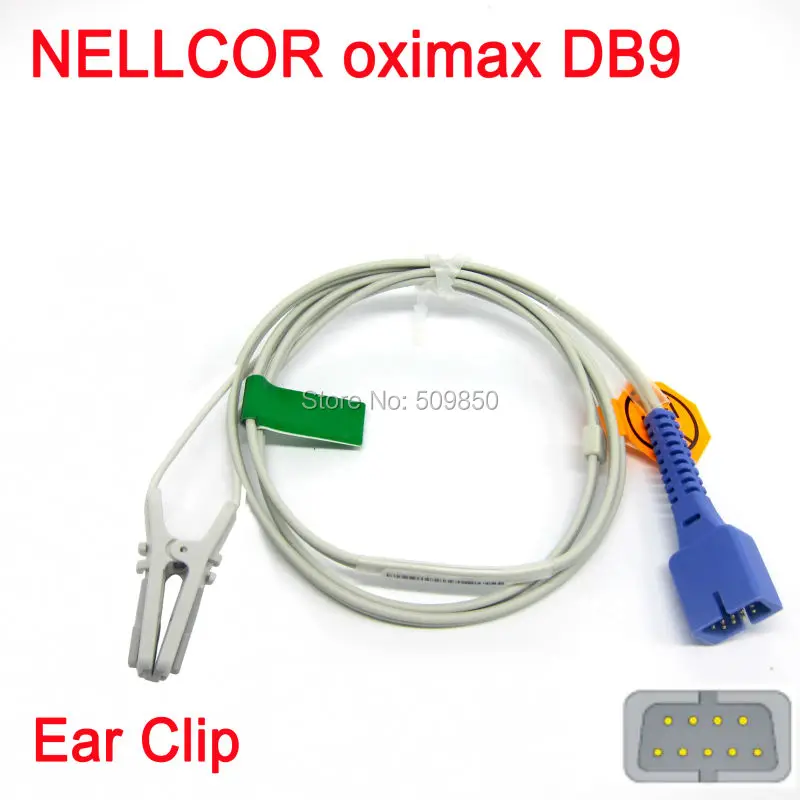 Совместим с Nellcor DS-100A С Oximax 9pin 1 м/3 фута DB9 импульсный педиатрический зонд или