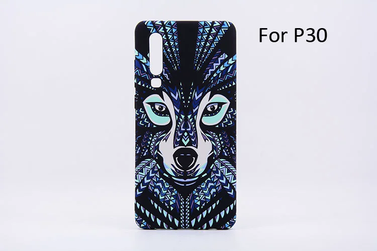Светящийся в темноте ночной светящийся чехол для huawei P30 Pro Tiger Elephant Lion Wolf защитный чехол