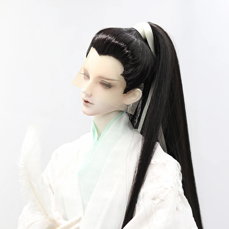 Bybrana 1 шт. 1/3 Bjd парик с конским хвостом для мальчиков длинный прямые кукольные