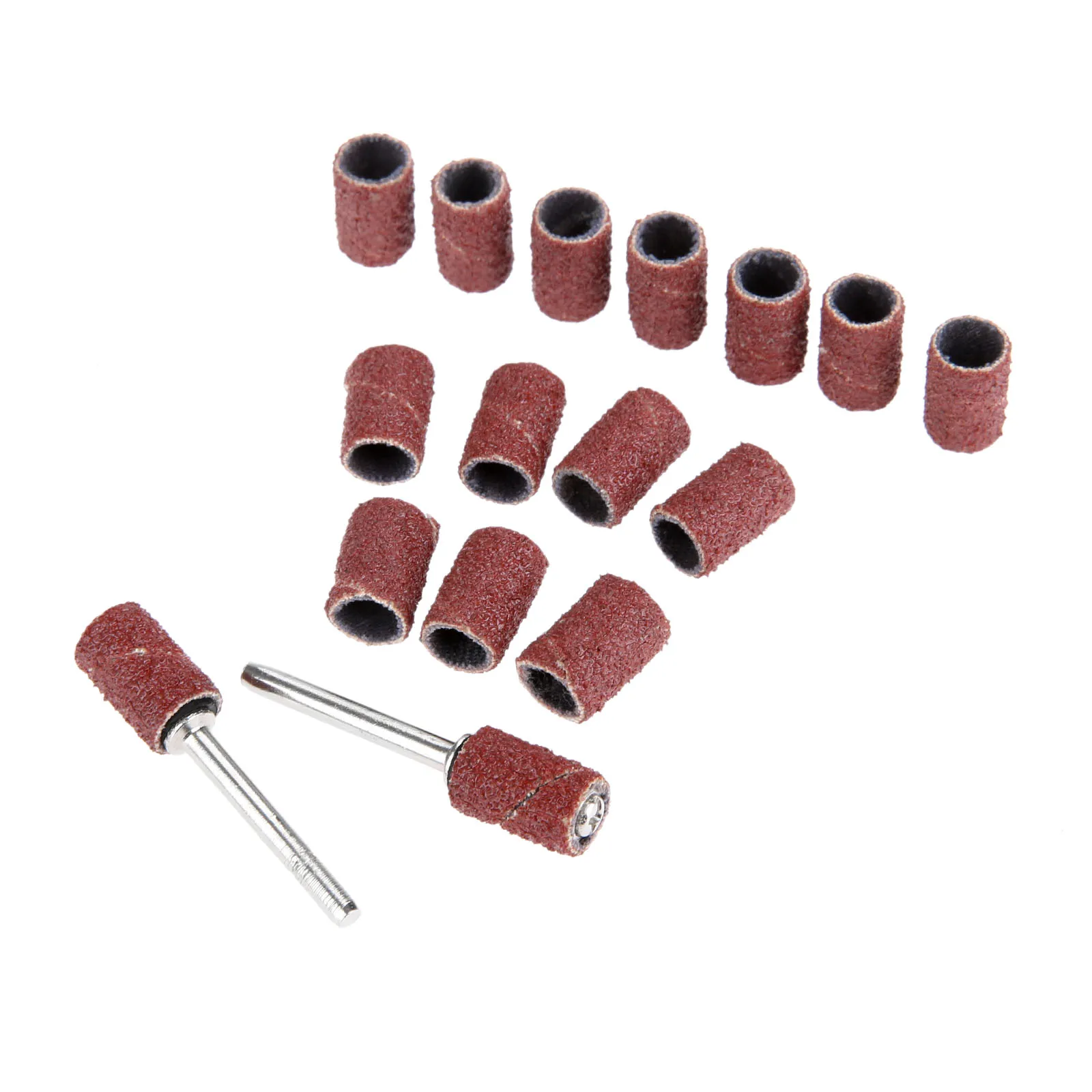 DRELD 100 шт. Аксессуары Dremel 6 мм зернистость 80 # шлифовальные ленты + 2 3 шлифовальный