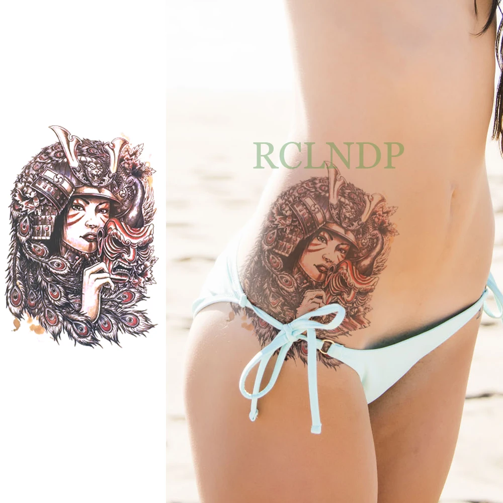 Водостойкая Временная тату-наклейка буддизм праджна перо тату флэш-тату