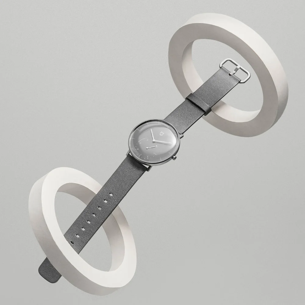 XIAOMI MIJIA кварцевые Смарт-часы для мужчин и женщин фитнес-трекер звонки напоминание двойной циферблат Вибрация напоминание Шагомер Умные часы