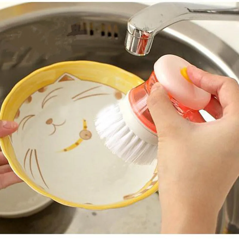 1 шт. многоцветная щётка для мытья посуды|brush cleaner|washing toolscleaning brush |