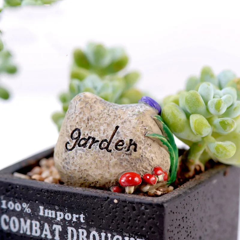 Различные Rockery поддельные каменные модели мультфильм аниме фигура микро Пейзаж