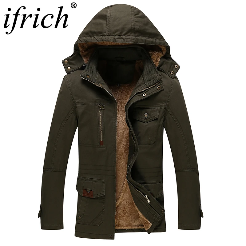 

Free Shipping 2018 IFRICH Brand New Men Spring Autumn Jacket Windproof Wind Solid Color Army Green Khaki Black Male Jacket