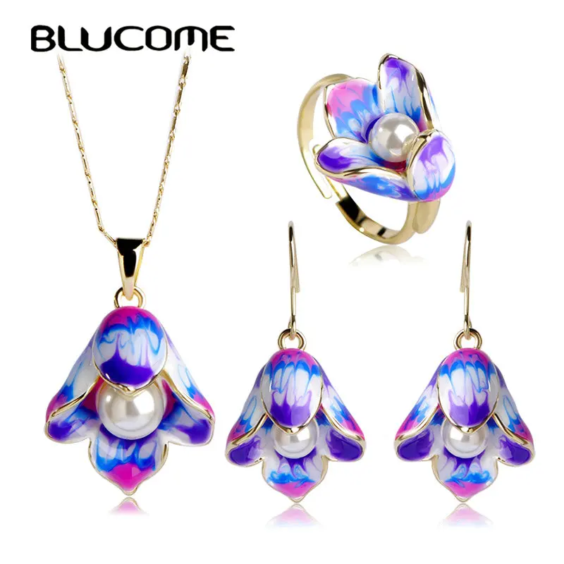 Эмаль Blucome эпоксидные Esmaltes набор ювелирных изделий из искусственного жемчуга