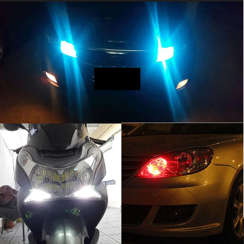 Niscarda 2x T10 W5W RGB светодиодный лампы дистанционного управления COB-18 силиконовый корпус стробоскоп вспышка автоматическая лампа для чтения автомобильный головной светильник
