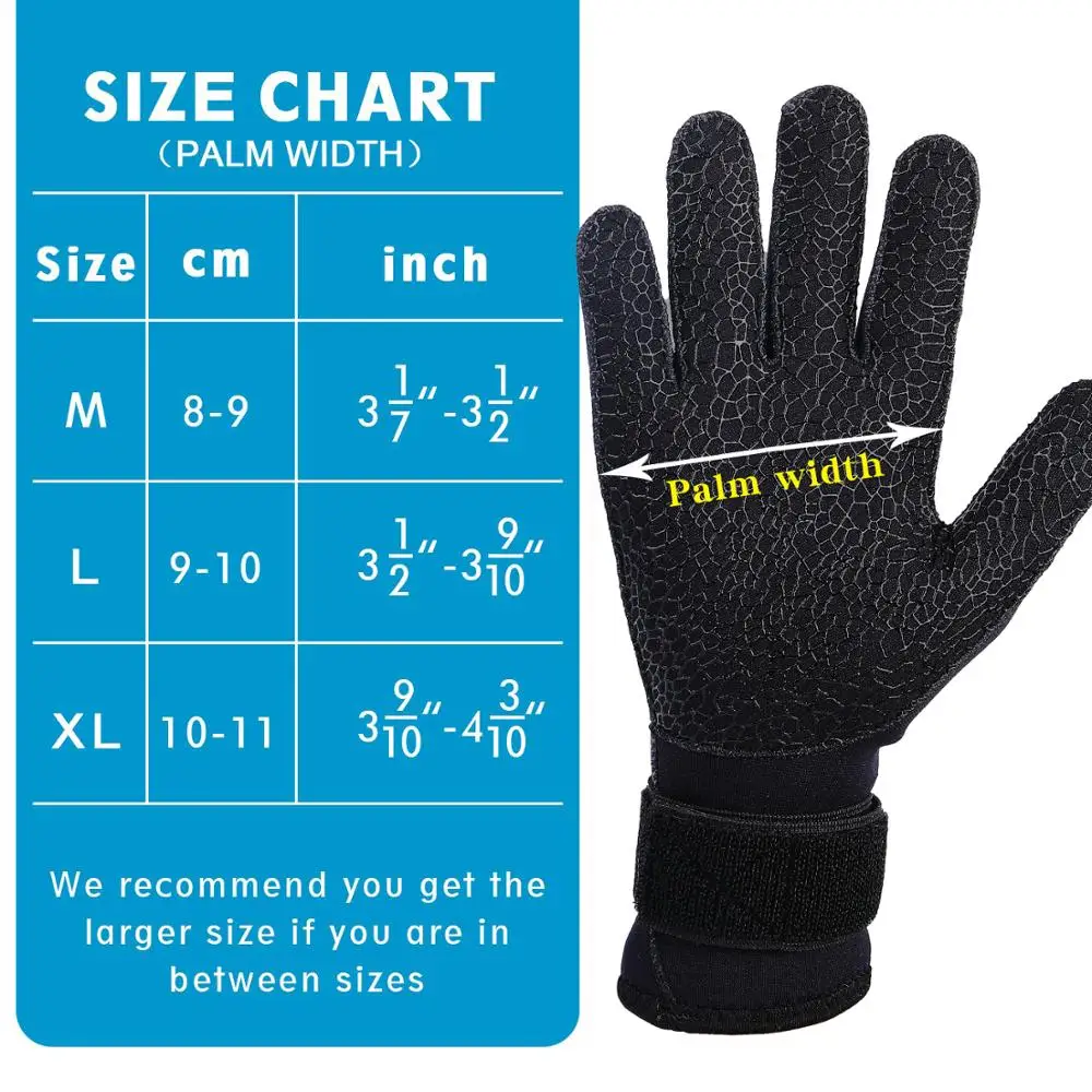 Перчатки для дайвинга 3 мм из неопрена подводного плавания Сноркелинга серфинга