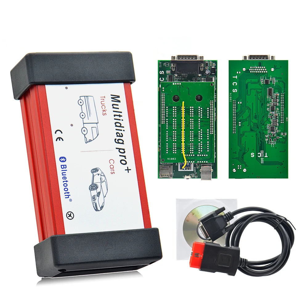 2019 Multidiag Pro + Bluetooth диагностический инструмент pro plus OBDII OBD2 сканер 2015.R3/2016.R1 версия