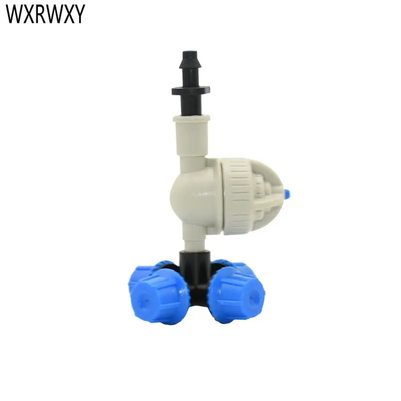 

Cross Atomization sprinkler nozzles fog nozzle head anti drip misting 1/4" garden drip irrigation for greenhouse 20pcs