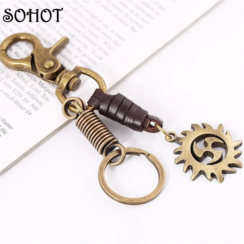 SOHOT модный античный бронзовый цвет горячие колеса брелок для сумок подвеска