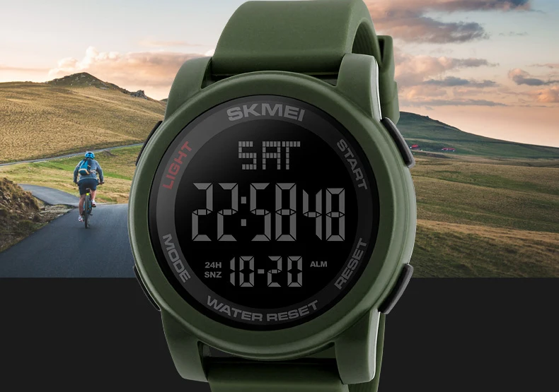SKMEI мужские военные уличные спортивные часы водонепроницаемые Relojes электронные светодиодный цифровые наручные часы Relogio Masculino 1257