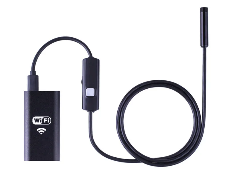 Fuers 720P HD WiFi эндоскоп 8 мм 1 м мягкий проводной эндоскоп для Iphone водонепроницаемый инспекционный бороскоп для Android iOS