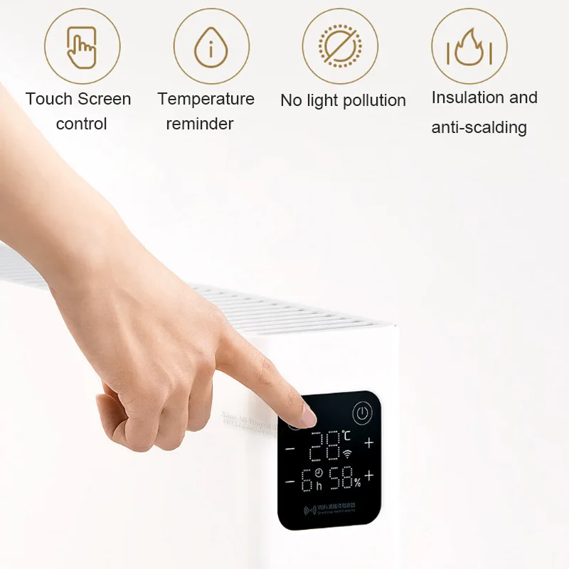 Xiaomi Mijia Mi электрический обогреватель конвекционного нагрева энергией нагрева безиндуктивный немой безопасности защиты сигнализации умный дом Управление