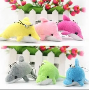 30pcs kawaii charm plush dolphin anime lanyard pendant strap for mobile phone wedding decoration gift keychain Free Shipping | Мобильные