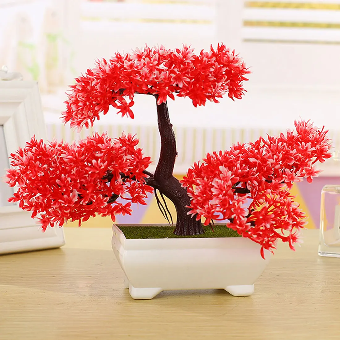 Домашний декор 1 шт. приятный бонсай-сосна имитация декоративных цветов и венок с