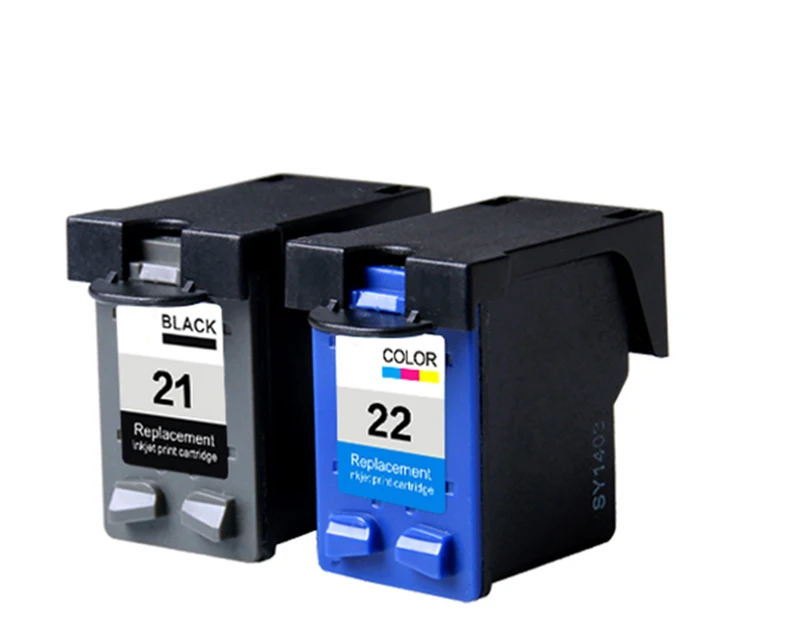 (2 шт./лот) высококачественный цветной Восстановленный чернильный картридж для 21xl