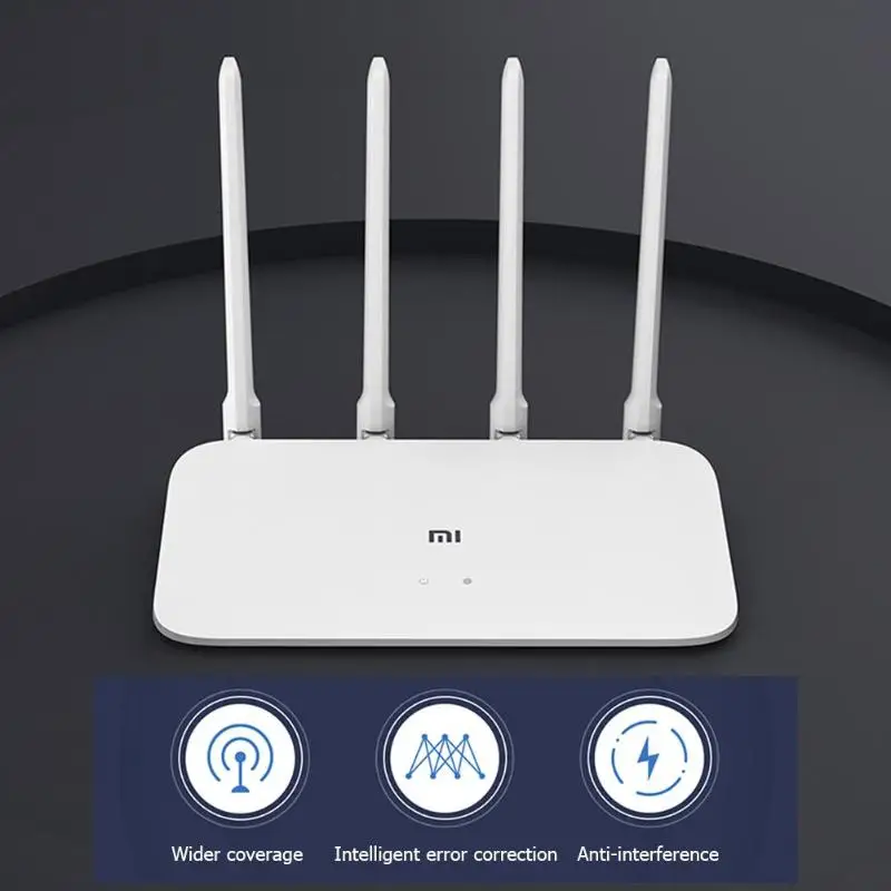 Горячая Xiaomi Mi маршрутизатор 4А гигабитная версия 2,4G/5 GHz WiFi 1167Mbp WiFi повторитель двухдиапазонный флэш-диск приложение управление 4 антенны сети