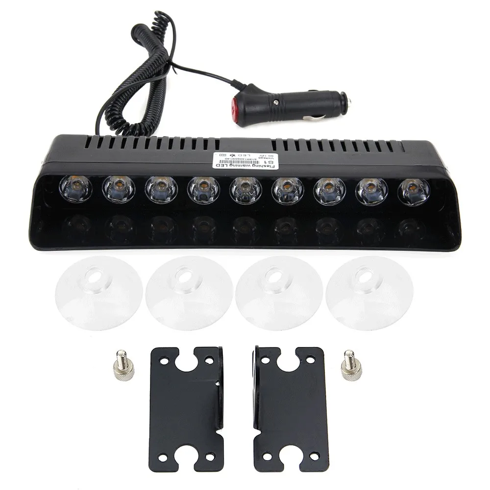 Светодиодный стробоскоп HEHEMM 9 светодиодов предупреждающий свет автомобильная