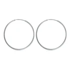Элегантные Круглые Гладкие большие серьги-кольца диаметром 5 см для женщин 2020 модные украшения из искусственной кожи