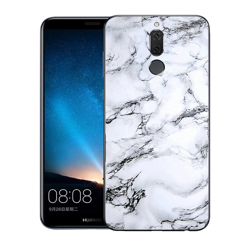 19 Для huawei mate 10 Lite/Nova 2i/MaiMang6 модная задняя крышка с принтом для mate 10 Lite/mate 10lite Мягкий силиконовый чехол для телефона - Цвет: 19