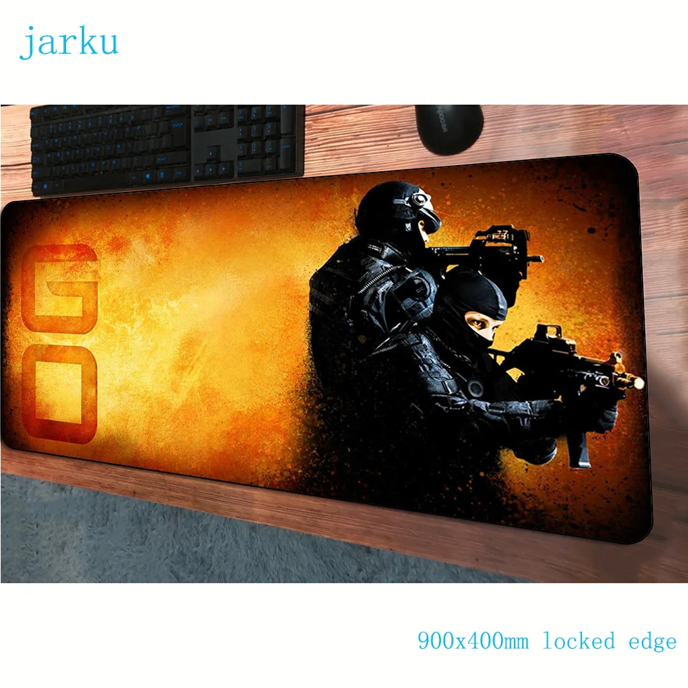 Коврик для мыши csgo 900x400 мм игровой коврик с объемным рисунком лучший геймерский