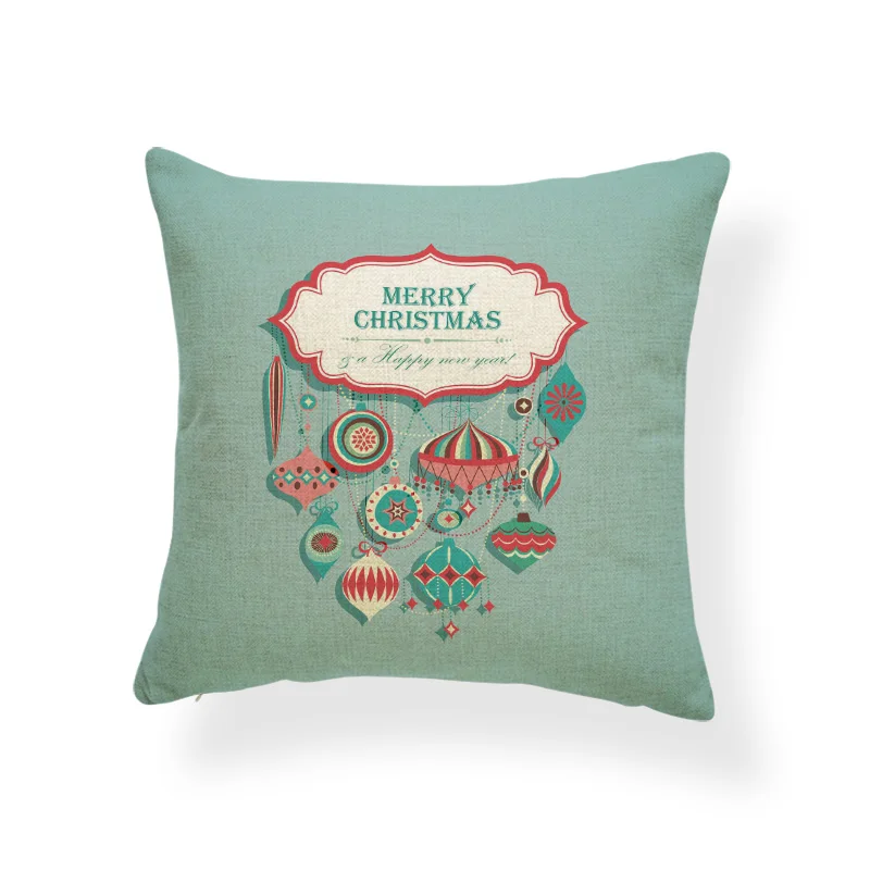 Индивидуальная счастливая подушка синяя домашняя птица Геометрическая Подушка